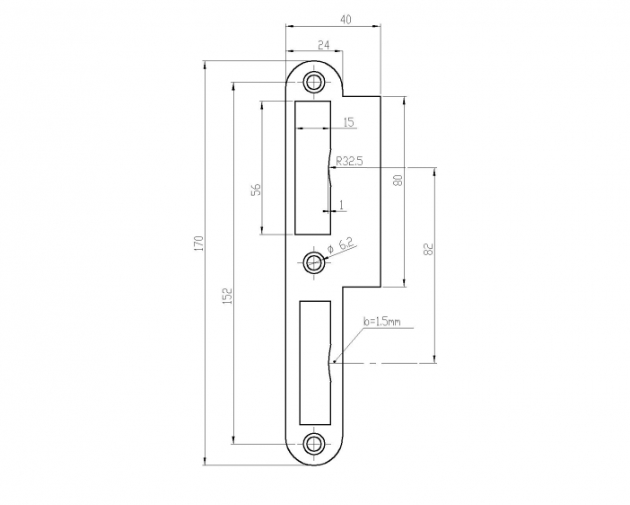 NSR_ 4502-80мм-b=1.5-1.4301